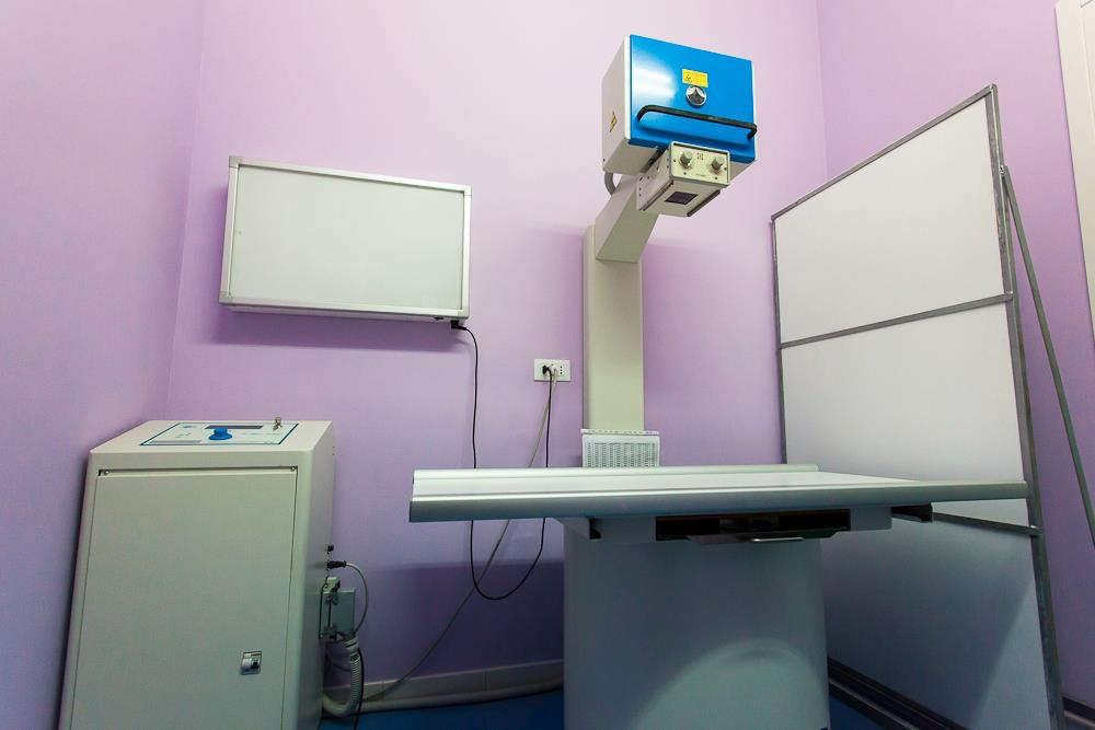 Sala radiologica per diagnostica per immagini